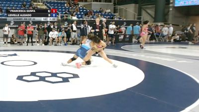 95 lbs Champ. Rd Of 32 - Francesca Gusfa, New Jersey vs Leivelle Alejado, Hawaii