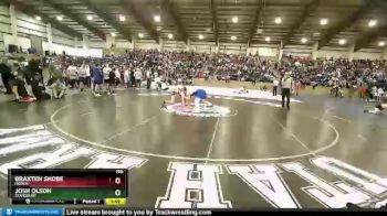 190 lbs Cons. Round 4 - Josh Olson, Stansbury vs Braxten Shobe, Ogden