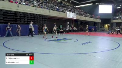 86 lbs Quarterfinal - Beau Siljanoski, Nutley vs Leo Wheeler, Severna Park