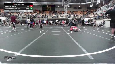 113 lbs Consolation - Dawson Back, Claremore Wrestling Club vs Clifford Crawley, Unaffiliated