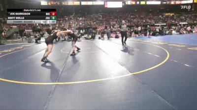 5A 175 lbs Champ. Round 1 - Joe Markuson, Moscow vs Britt Wells, Jerome