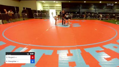 132 lbs Final - Daniella Nugent, MA vs Sophia Slaughter, VA