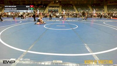 80 lbs Round Of 16 - Vito Naljayan, Mat Assassins vs Cannon Ziller, Alber Athletics