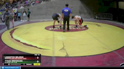 170 lbs Cons. Round 3 - Langston Belding, Mountain View High School Wres vs Tyson Breshears, Hi Desert Mat Club