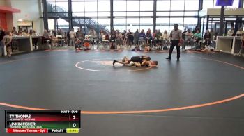 B-19 lbs Semifinal - Ty Thomas, Alburnett Mat Pack vs Linkin Fisher, VS Viking Wrestling Club