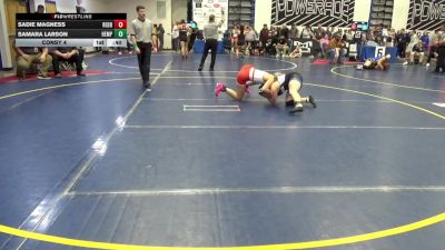 130 lbs Consy 4 - Sadie Magness, Redbank WC vs Samara Larson, Hempfield