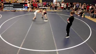 120 lbs Cons. Round 4 - Vincent White, NE vs Lucas Bach, IL