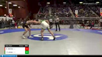 4A-195 lbs Cons. Semi - Zach Jones, Kelly Walsh vs Aiden Selcher, Sheridan