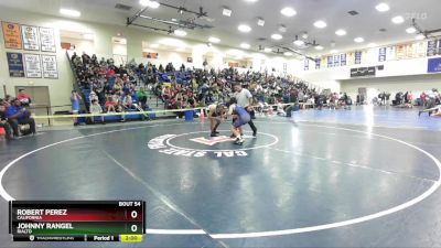 150 lbs Champ. Round 1 - Johnny Rangel, Rialto vs Robert Perez, California