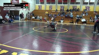 150 lbs Round 1 (4 Team) - Mateo Centeno, Esperanza vs Juan Pablo Rodriguez-Garcia, Bakersfield