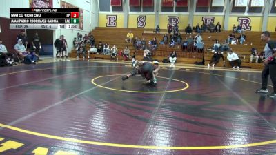 150 lbs Round 1 (4 Team) - Mateo Centeno, Esperanza vs Juan Pablo Rodriguez-Garcia, Bakersfield