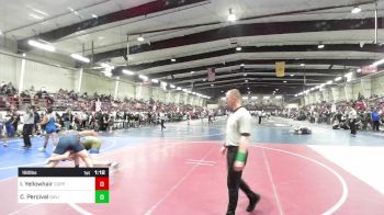 190 lbs Round Of 16 - Ian Yellowhair, Coppermine vs Carter Percival, Davis WC