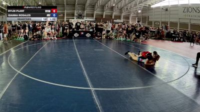 110 lbs Quarters - Rylin Plant, Wyoming vs Gianna Rosales, Arizona