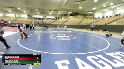 100 lbs Cons. Round 3 - Adler Flavin, Rabbit Wrestling Club vs Jayden Duruji, TNWA