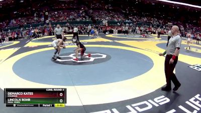 D1-106 lbs Cons. Round 3 - Demarco Kates, Colerain vs Lincoln Rohr, Mass. Perry