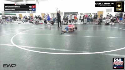 109 kg Rr Rnd 2 - Tate Kirkpatrick, Pinnacle Wrestling Club vs Keenan Paz, Gold Rush Wrestling