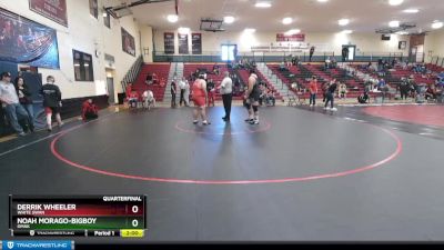 285 lbs Quarterfinal - Noah Morago-Bigboy, Omak vs Derrik Wheeler, White Swan