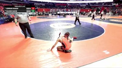 2A 138 lbs Quarterfinal - Oliver Davis, Chicago (Brother Rice) vs Jordan Rasof, Deerfield (H.S.)