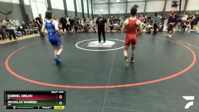 138 lbs Cons. Round 2 - Gabriel Grilho, HI vs Nicholas Warren, WA