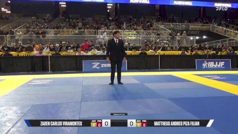 Mattheus Andres Piza Filian vs Zaden Carlos Viramontes 2025 Pan Kids Jiu-Jitsu IBJJF Championship