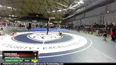 43 lbs Champ. Round 1 - Kyson Veach, Power House Wrestling vs Javion Salcedo, Victory Wrestling-Central WA