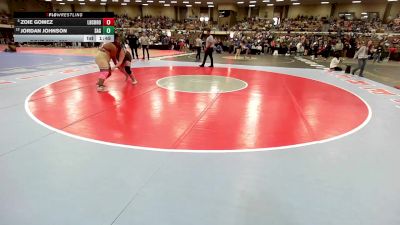 235 lbs Champ. Round 1 - Zoie Gomez, Lubbock Coronado vs Jordan Johnson, Saginaw