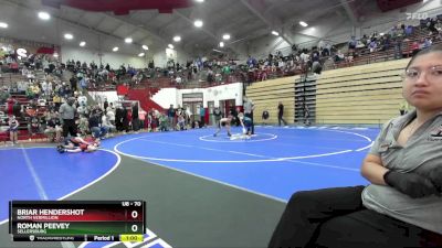 70 lbs Cons. Round 1 - Briar Hendershot, North Vermillion vs Roman Peevey, Sellersburg