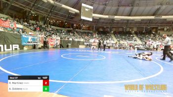 105 lbs Round Of 16 - Raiden Martinez, Hawkeye WC vs Asher Giddens, R.A.W.