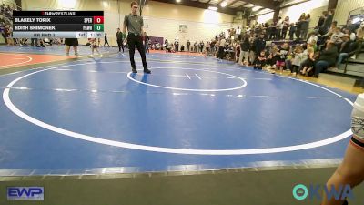 40-43 lbs Rr Rnd 1 - Blakely Torix, Sperry Wrestling Club vs Edith Shimonek, Pawhuska Elks Takedown