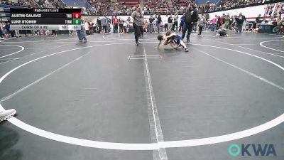 49 lbs Consi Of 8 #2 - Austin Galaviz, Tuttle Wrestling Club vs Luke Stoner, Team Guthrie Wrestling