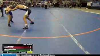 152 lbs Cons. Round 2 - Cole Radenz, Bismarck Century vs Harrison Grad, St. Mary`s