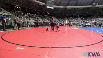 49 lbs Semifinal - ROWDY BLAKE, R.A.W. vs Achilles Davie, Salina Wrestling Club