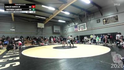 83 lbs Champ. Round 1 - Matthew Campos, SBTC vs Carlos Garcia Jr, Sutter Middle School