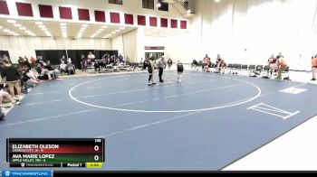 145 lbs Semis & 1st Wrestleback (8 Team) - Elizabeth Oleson, Charles City, IA vs Ava Marie Lopez, Apple Valley, MN