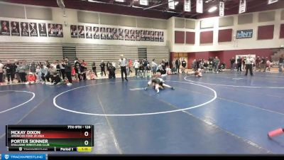 126 lbs Quarterfinal - Porter Skinner, Stallions Wrestling Club vs Mckay Dixon, American Fork Jr High