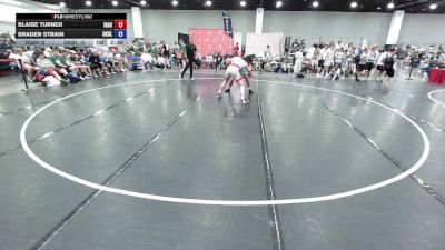 190 lbs Blaise Turner, Team Idaho vs Braden Strain, Oklahoma Blue