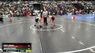 165 lbs Champ. Round 1 - Rhett Briggs, Labette Community College vs Dawson Hogan, Fort Hays Tech Northwest