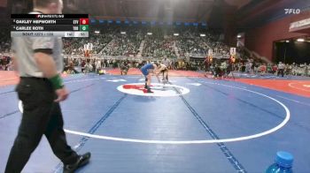 130 lbs 3rd Place Match - Oakley Hepworth, Star Valley vs Carlee Roth, Thunder Basin