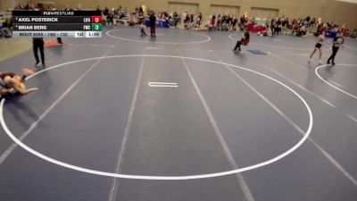 16U - 132 lbs Cons. Semis - Axel Posterick, Little Falls vs Brian Berg, Frontier Wrestling Club