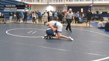 189 lbs 7th Place - Teagan Barr, Trinity vs Tanner Shaffer, Norwin