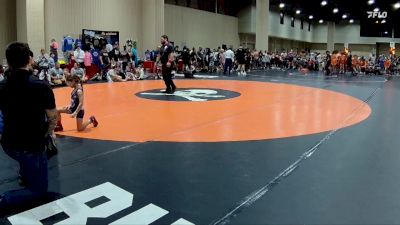 55 lbs Round 4 (8 Team) - Santino Sumera, Eagle Wrestling Academy vs Mercy Kelly, Patriot WC Dothan