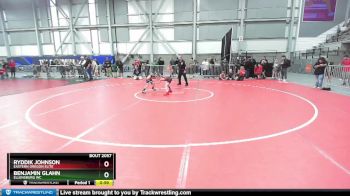 56 lbs Champ. Round 2 - Ryddik Johnson, Eastern Oregon Elite vs Benjamin Glahn, Ellensburg WC