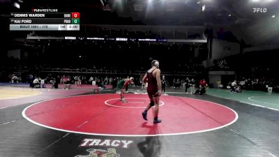 175 lbs Quarterfinal - Dennis Warden, Union Mine vs Kai Ford, Ponderosa