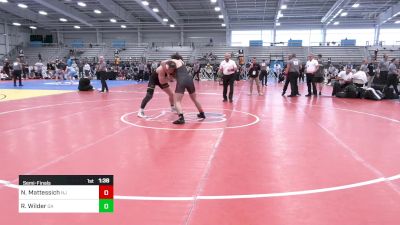 182 lbs Semifinal - Nevin Mattessich, NJ vs Ryder Wilder, GA