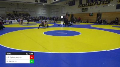 123 lbs Round Of 16 - Zaidyn Quinonez, Pomona (CO) vs Lander Bosh, Layton (UT)