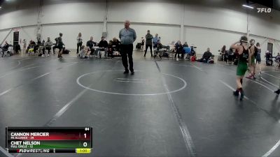 84 lbs Round 1 (4 Team) - Cannon Mercier, PA Alliance vs Chet Nelson, Full Circle