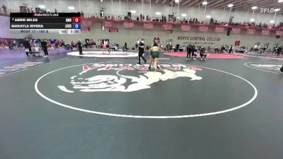 180 A Champ. Round 1 - Makayla Rivera, Lindenwood University vs Abbie Miles, Northern Michigan