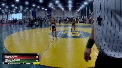 48 lbs Rd# 10- 4:00pm Saturday Final Pool - Grady Black, Iowa Black vs Jonah Burkett, Rebellion