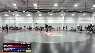 191 lbs Finals (2 Team) - Karlie Harlow, Siena Heights vs Jane Allen, Life