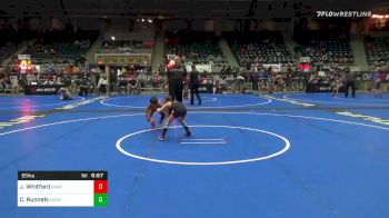 55 lbs Consolation - John Whitford, Rare Breed Academy vs Camden Runnels, Honey Badger WC